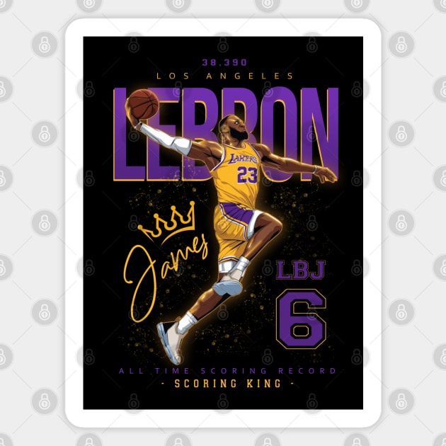 Lebron James Magnet by ActiveNerd